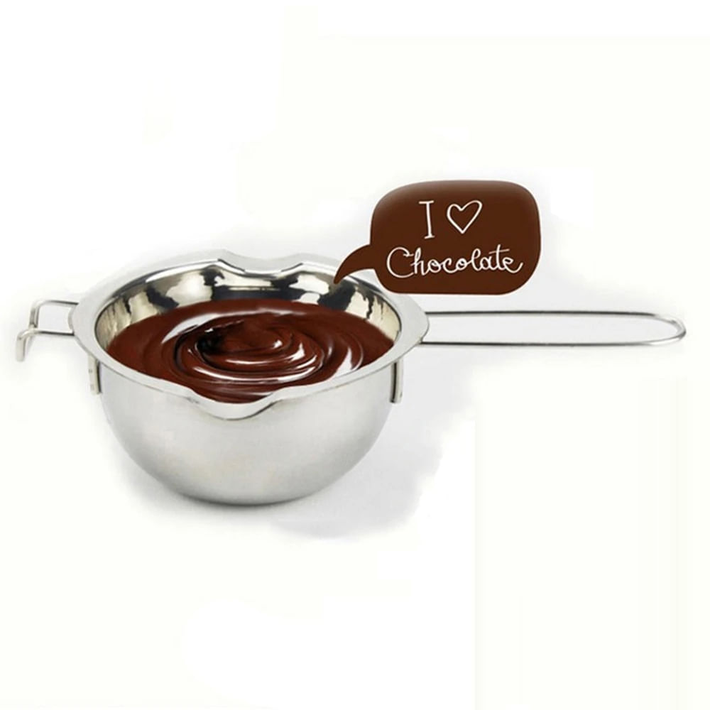 Tigela de Aço Inox Walfos para Derreter Chocolate ElaShopp