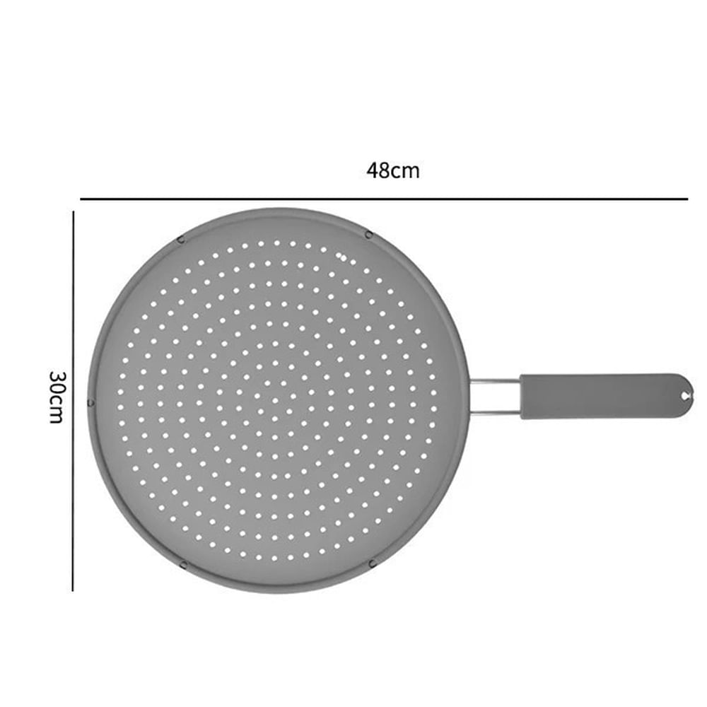 Tela de Silicone para Respingos de Cozinha com Alça