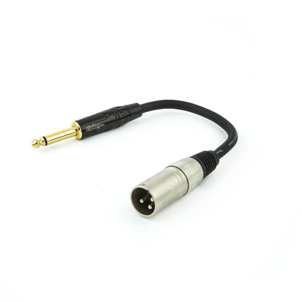 Cabo Xlr Para P10 Profissional Mono - 3 Metros