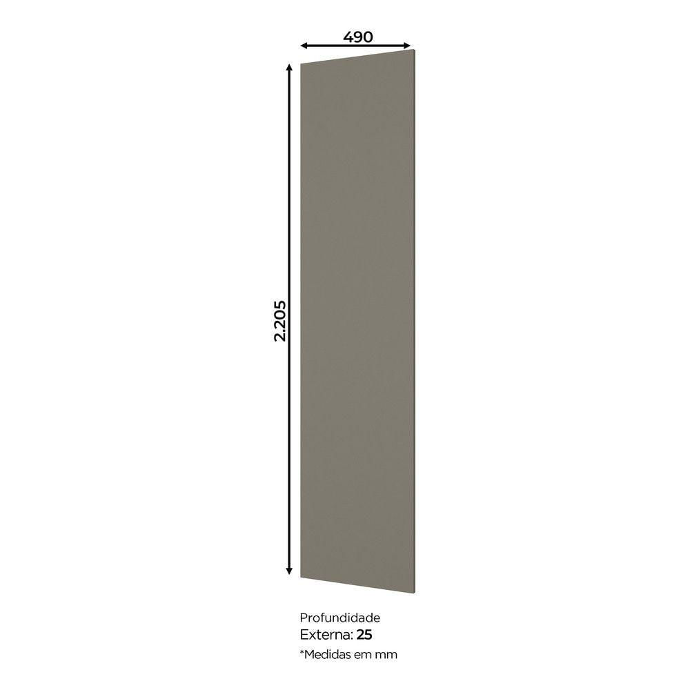 Lateral De Fechamento De Cozinha 49 Cm Connect Henn Duna