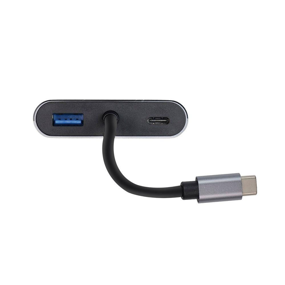 Adaptador Type C 4-em-1 Para Hdmi Vga Pd E Usb 3.0 Vinik - At41vn