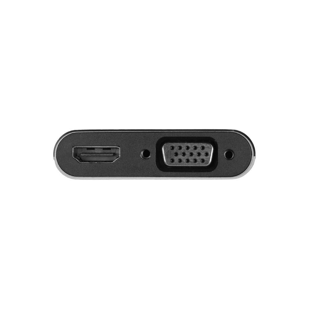 Adaptador Type C 4-em-1 Para Hdmi Vga Pd E Usb 3.0 Vinik - At41vn