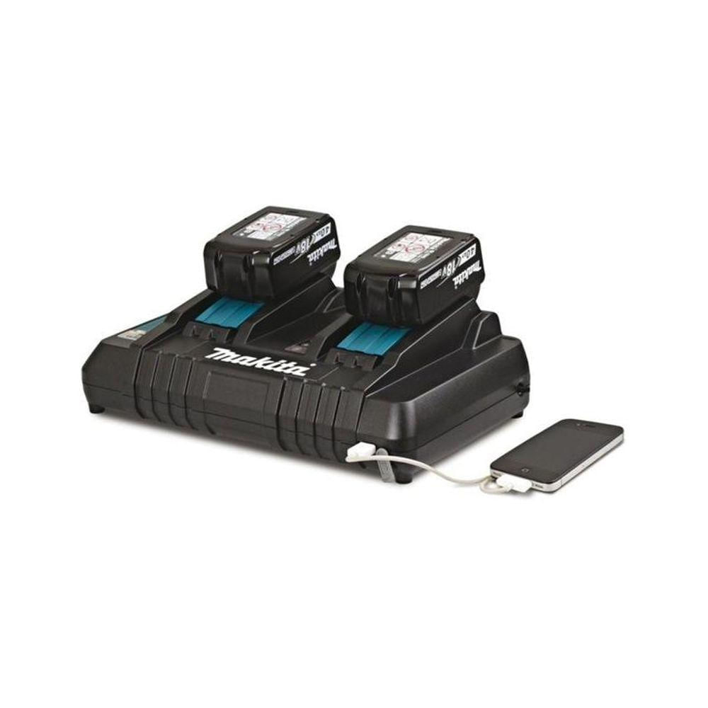 Kit Carregador Dc18rd 127v Com 4 Baterias Bl1860b Makita