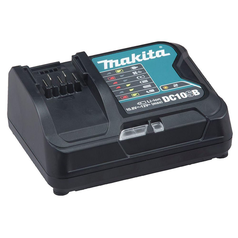 Carregador De Bateria 12v Max Dc10sb Bivolt 197362-6 Makita