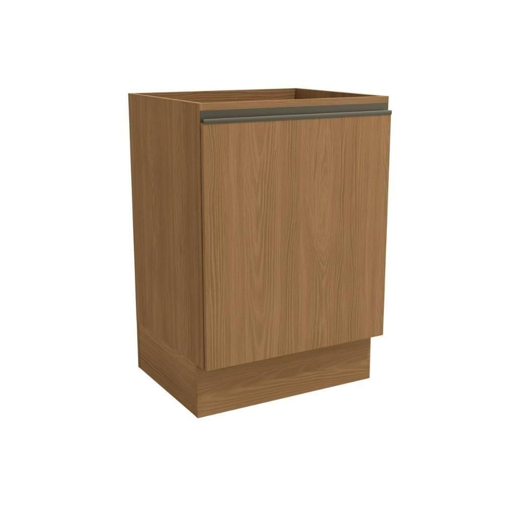 Balcão De Cozinha Modulado Maxxi G742 C- 1 Porta S- Tampo 60cm Canela - Kappesberg