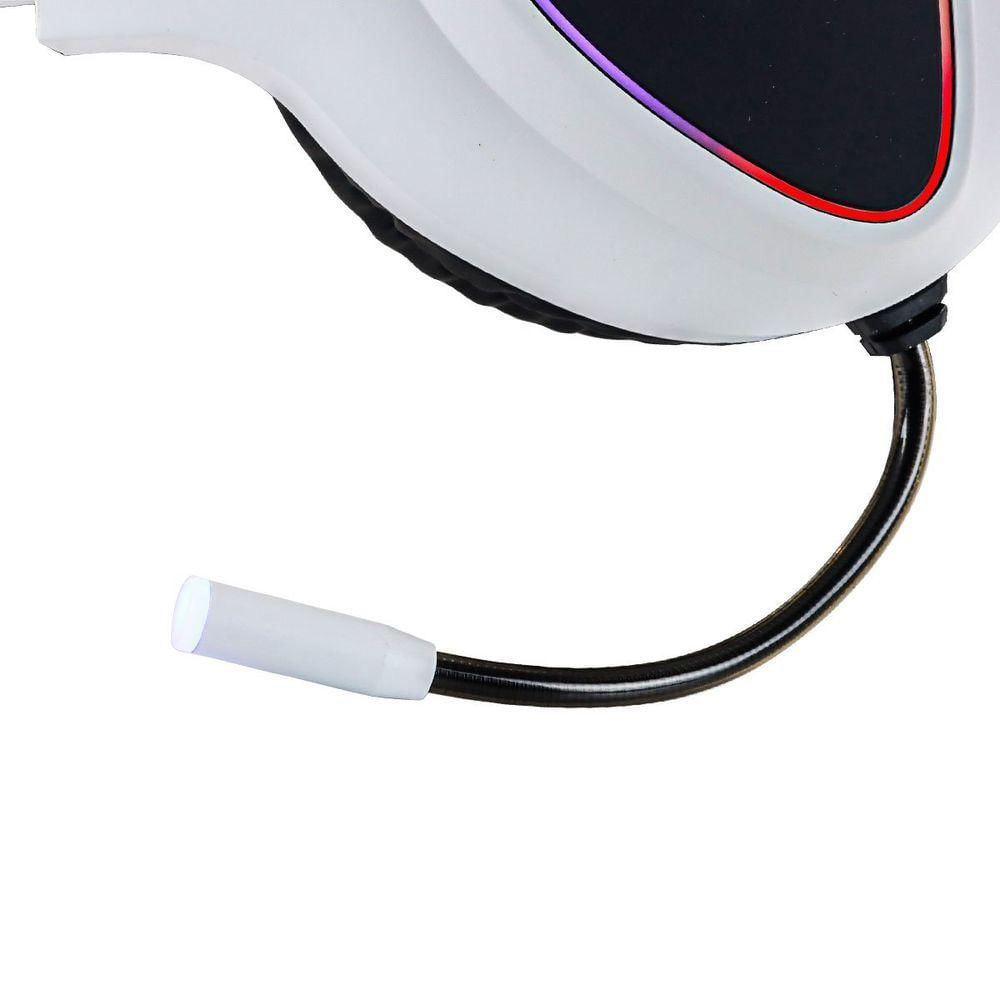 Fone De Ouvido Headset Gamer Chroma Usb 7.1 Rgb Branco - Gh802