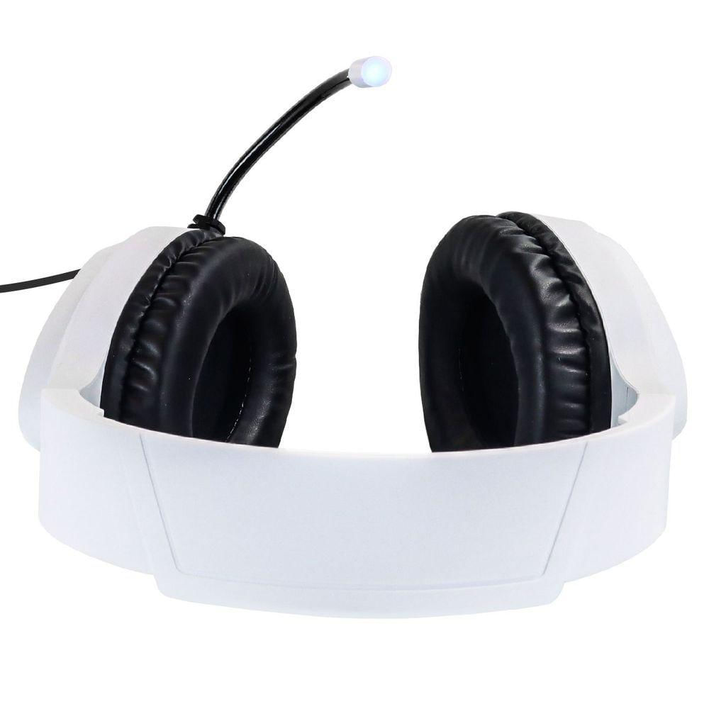 Fone De Ouvido Headset Gamer Chroma Usb 7.1 Rgb Branco - Gh802