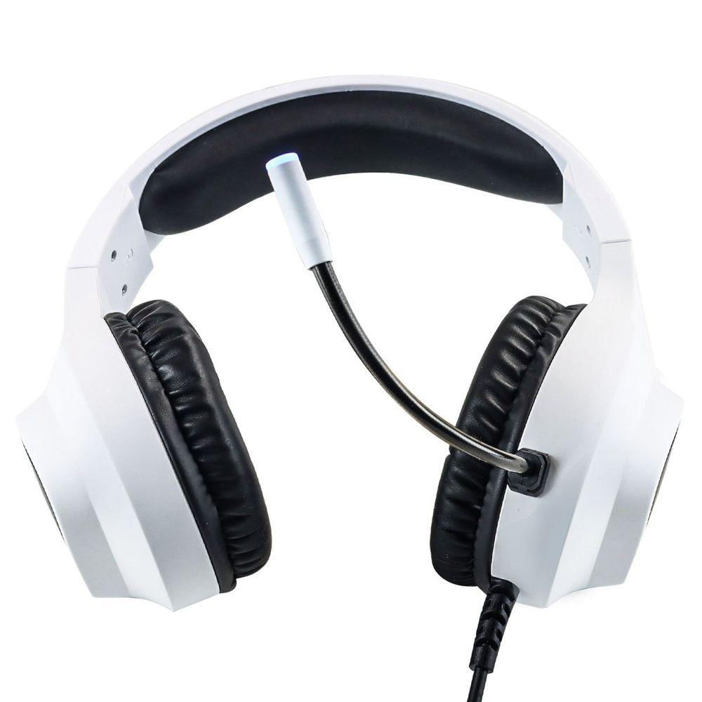 Fone De Ouvido Headset Gamer Chroma Usb 7.1 Rgb Branco - Gh802