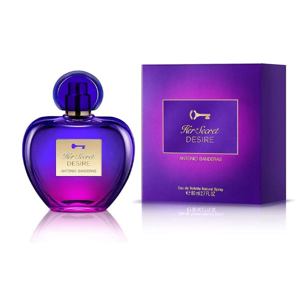 Perfume Her Secret Desire Antonio Banderas Edt Feminino 80ml