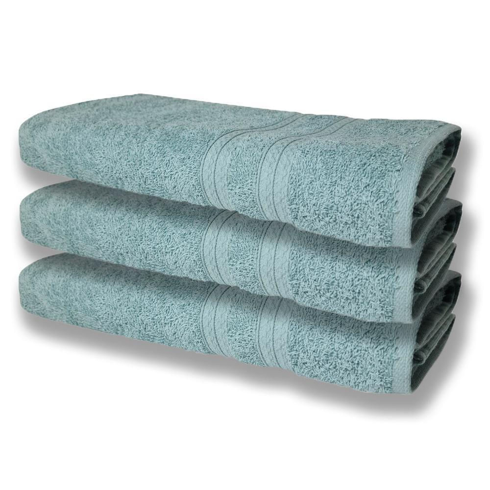 3 Toalhas Super Felpudas Grande E Grossa Algodão 80x150 Itália Soft Beka Verde Verde