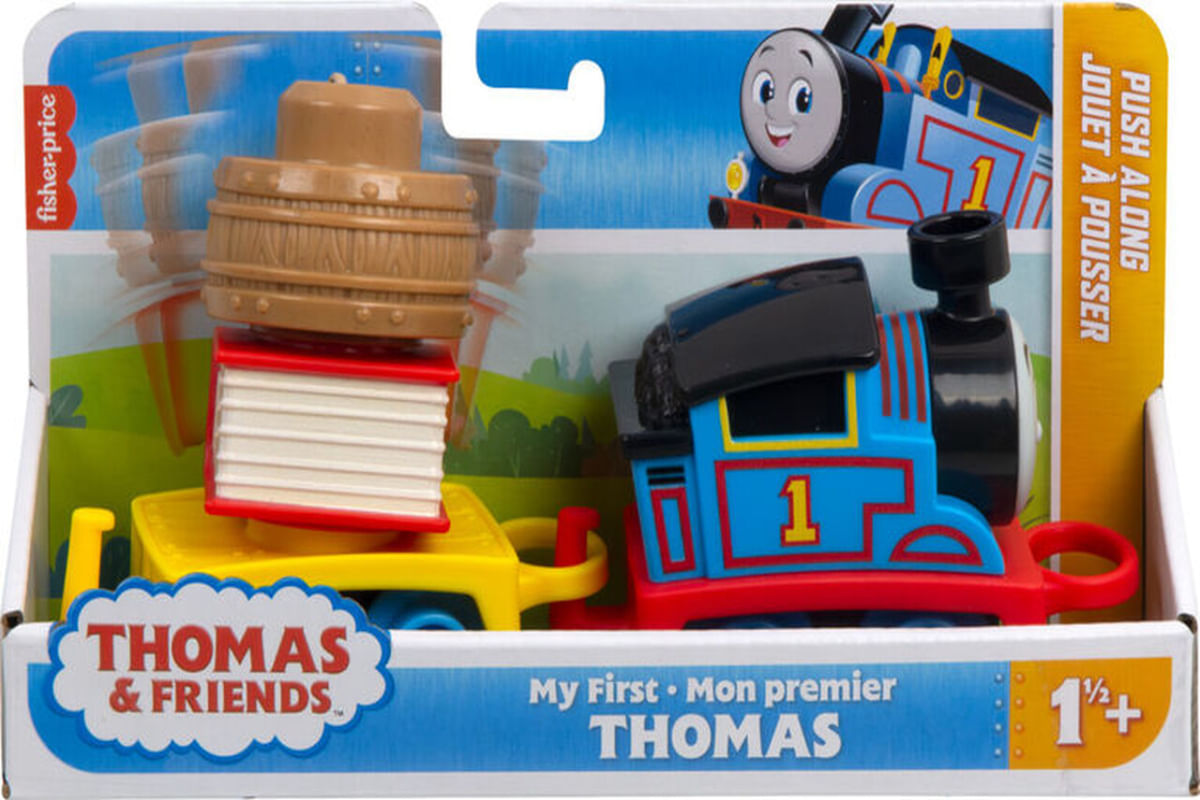 Brinquedo Thomas e Seus Amigos Meu Primeiro Trenzinho Thomas - Mattel HXP52