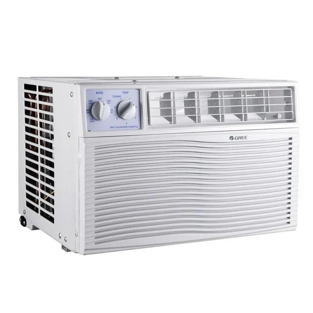 Ar Condicionado De Janela Gree 21.000 Btus/h Frio Monofásico Mecânico Cinza Claro GJC21BM-D3NMND2A 220V