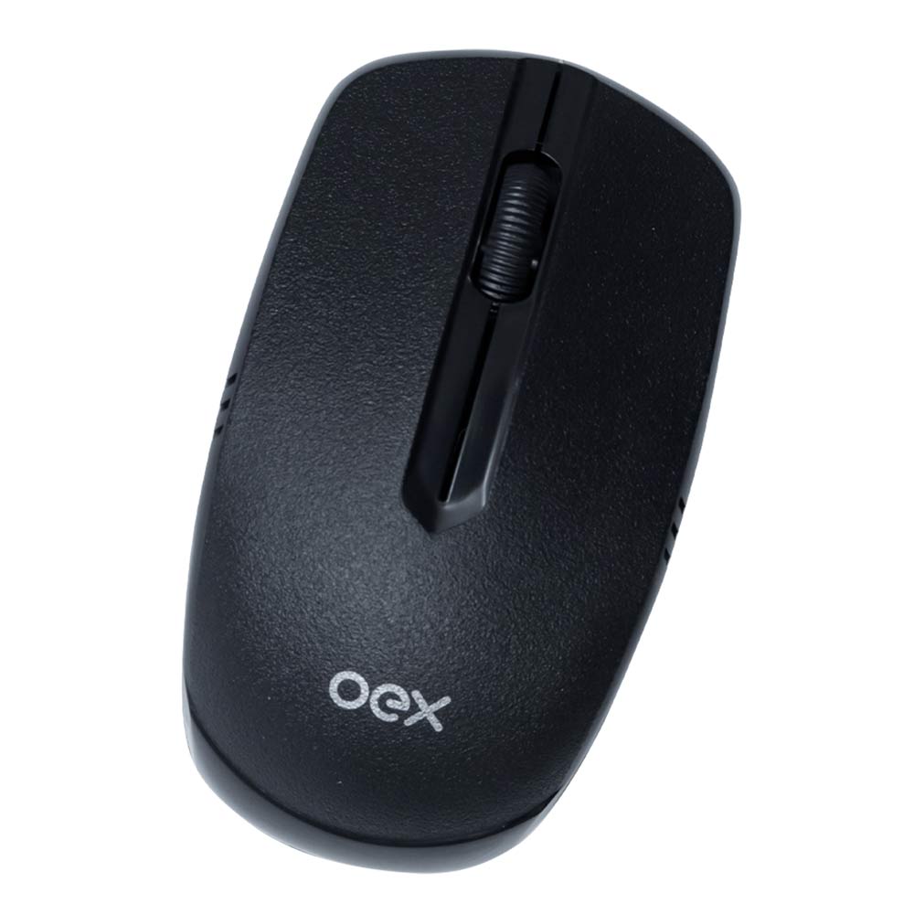 Kit Teclado e Mouse Oex sem Fio Preto