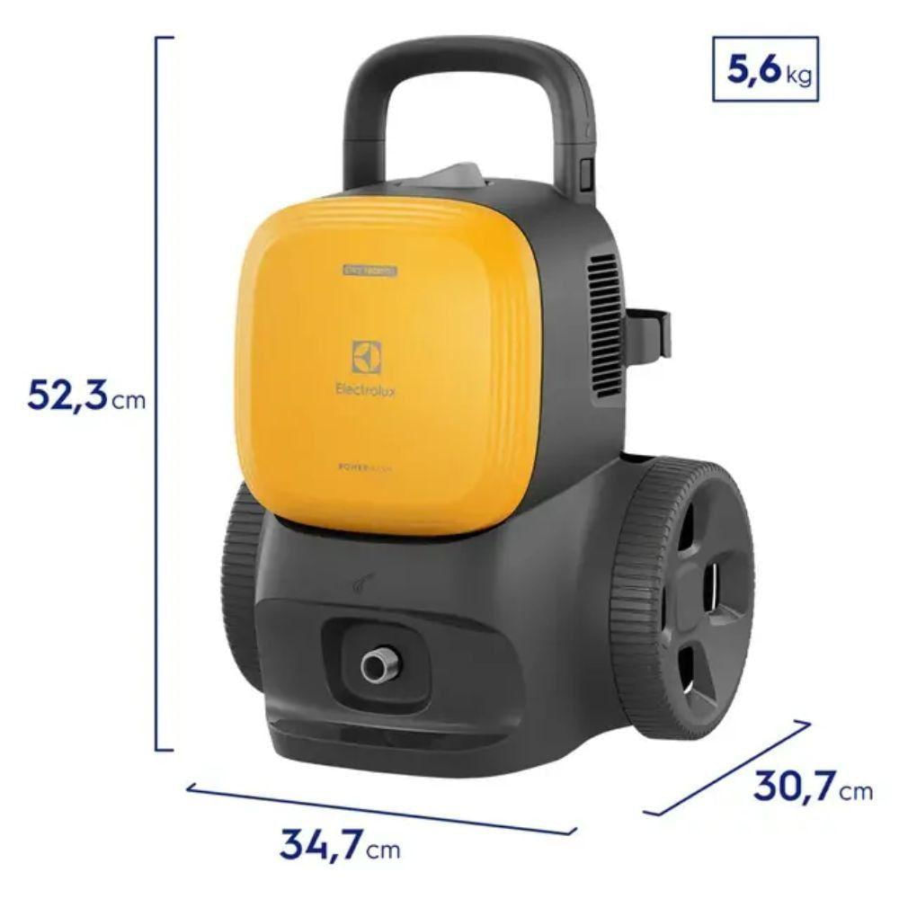 Lavadora De Alta Pressão 1400W Powerwash Electrolux Preto/Amarelo 127V