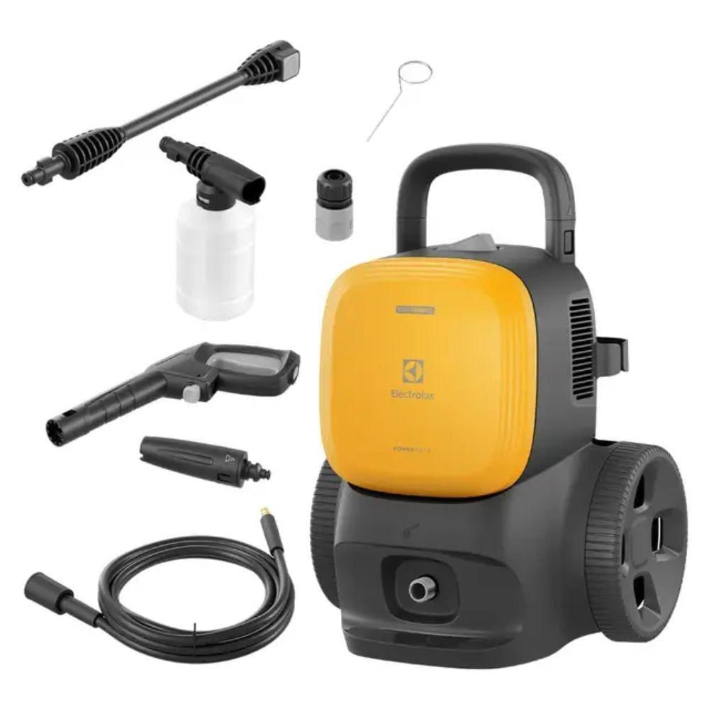 Lavadora De Alta Pressão 1400W Powerwash Electrolux Preto/Amarelo 127V