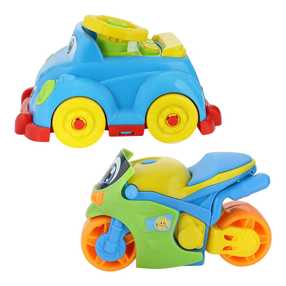 Carrinho e Motinha Mini Racers