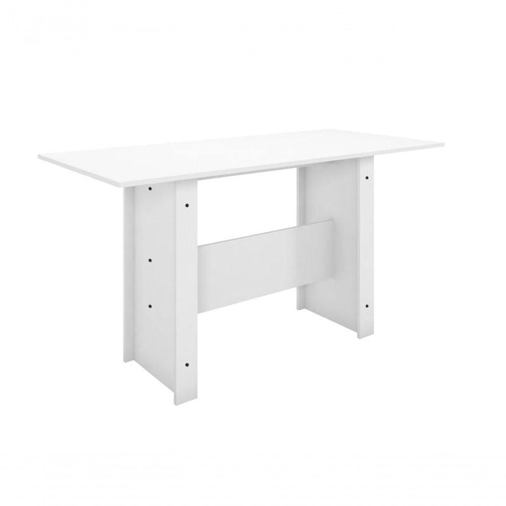 Mesa De Jantar Milano 1,55M Branco - Poliman