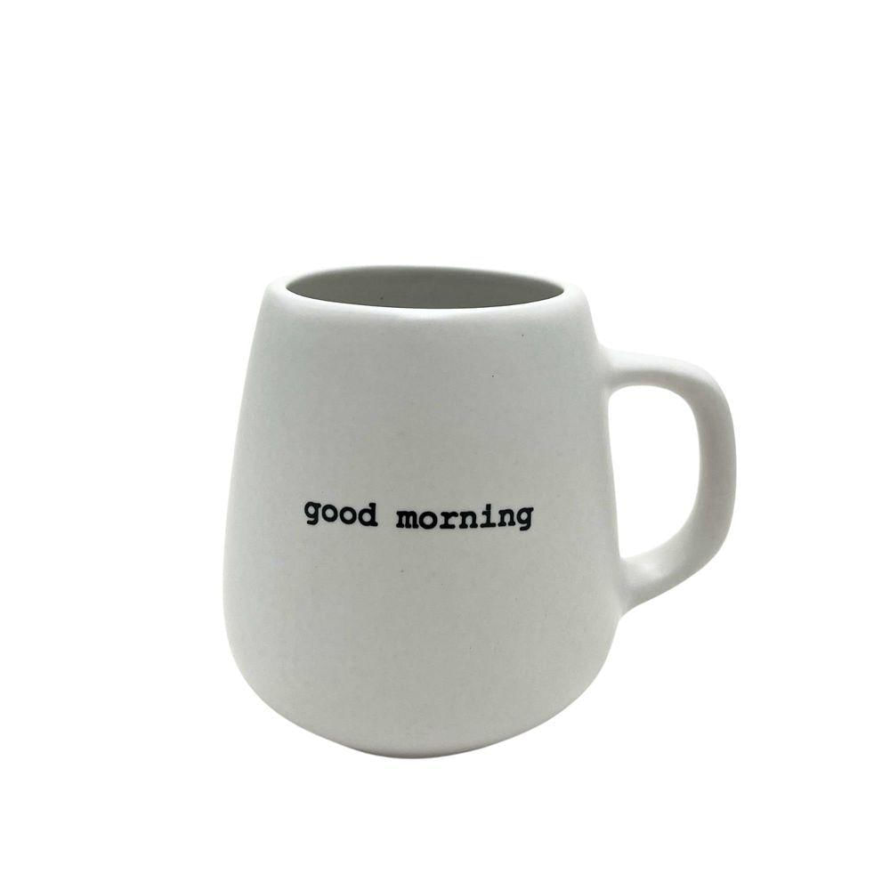 Caneca Good Morning Branca 260ml - Sofisticação e Conforto