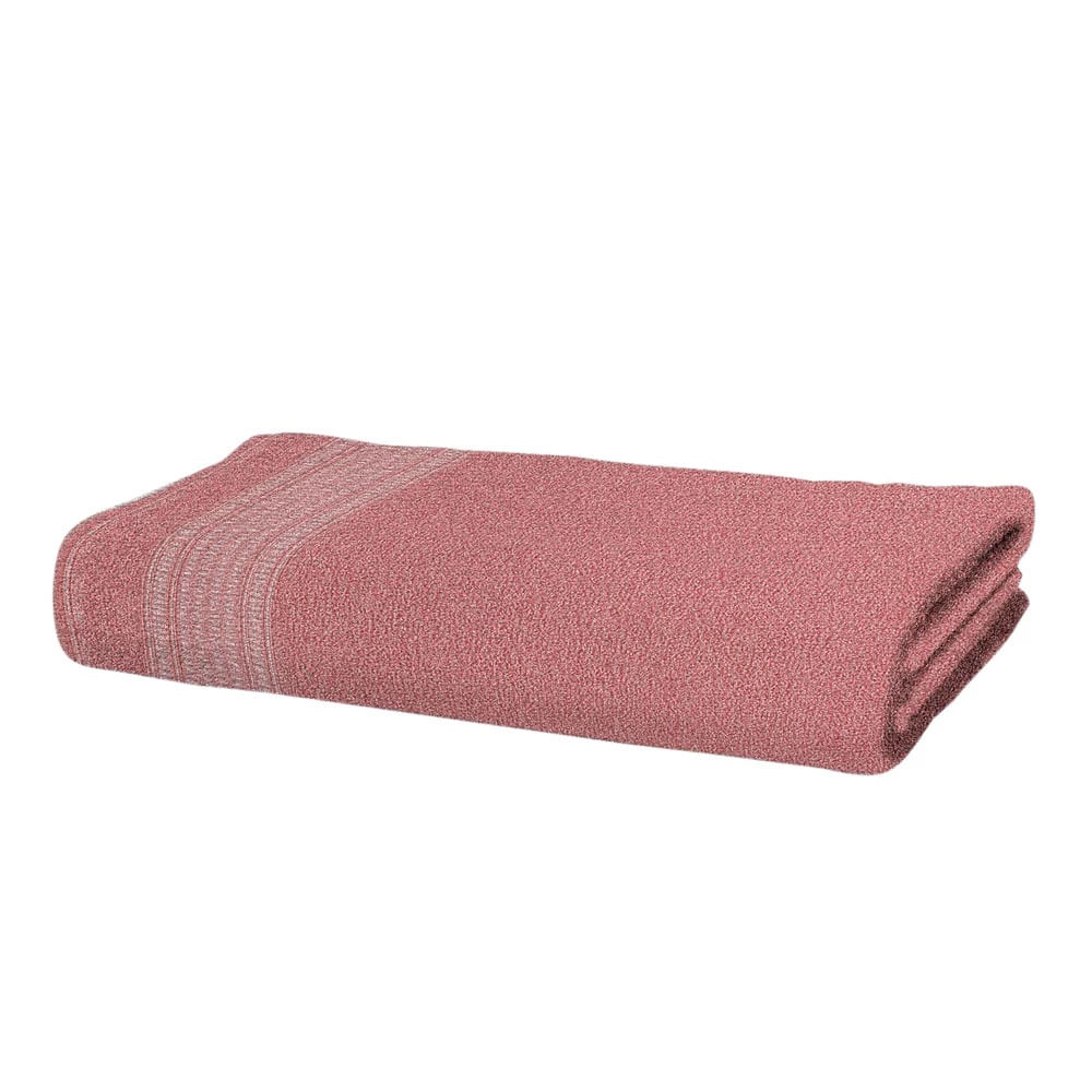 Toalha de Rosto Atlântica Nara 100% Algodão 65x45cm Rosa Pó