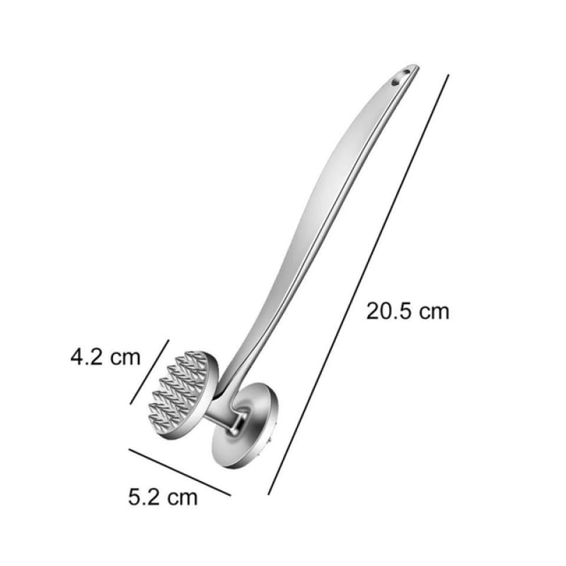 Martelo Batedor Amaciador De Carne Profissional Manual de Zinco