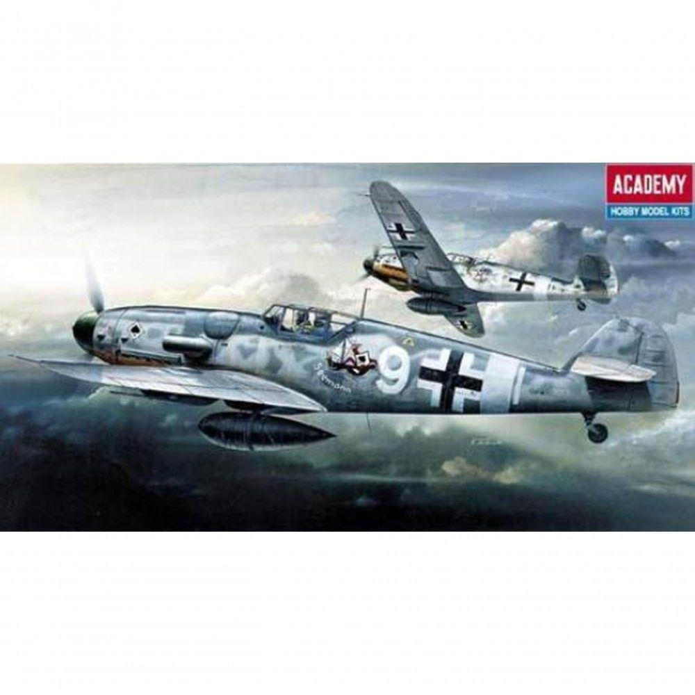 Academy 1-72 Messerschmitt Bf 109g - Kit de Montagem Detalhado