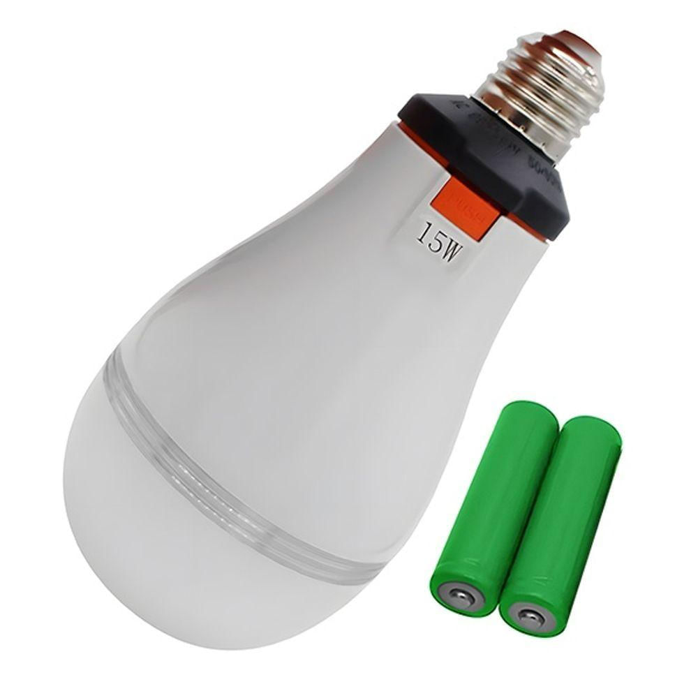 Lâmpada Emergencial Led Recarregável Ka-l85 Com 12h De Funcionamento E Bateria Econômica Cor:branco