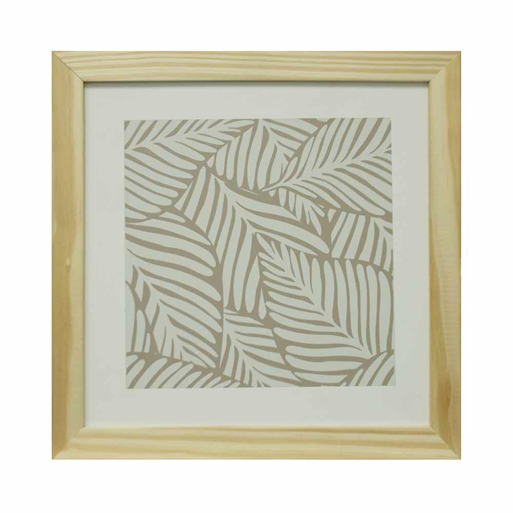 Quadro Decorativo 22x22cm Le Selva MDF Natural