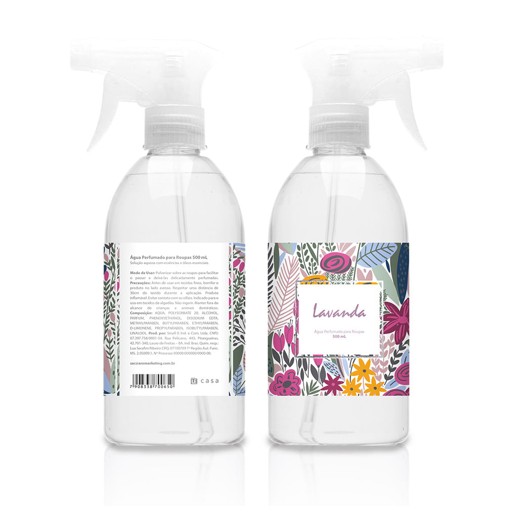 Água Perfumada Le Bazaar Lavanda 500ml