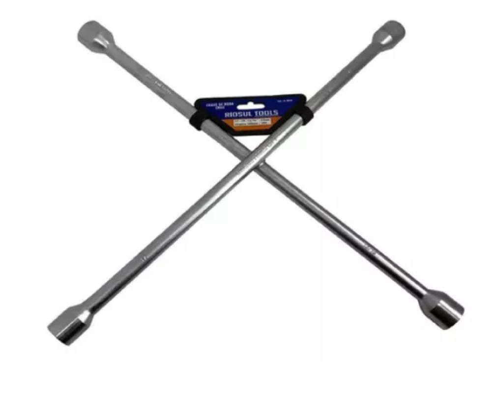 Chave de Roda Extralonga 24x27x400  Aço Carbono R010286 - Riosul Tools