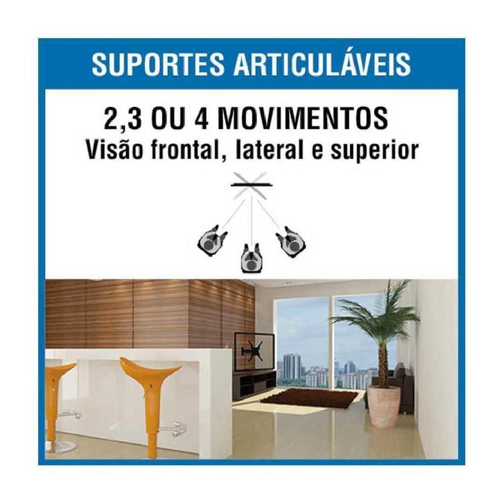 Suporte Brasforma Tv Articulado 10 A 55 Polegadas Sbrp130