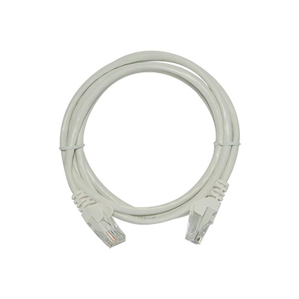 Patch Cord Cca Cftv Cat5 26awg 2.5 Metros Branco Cy-pc2.5m-5-wh