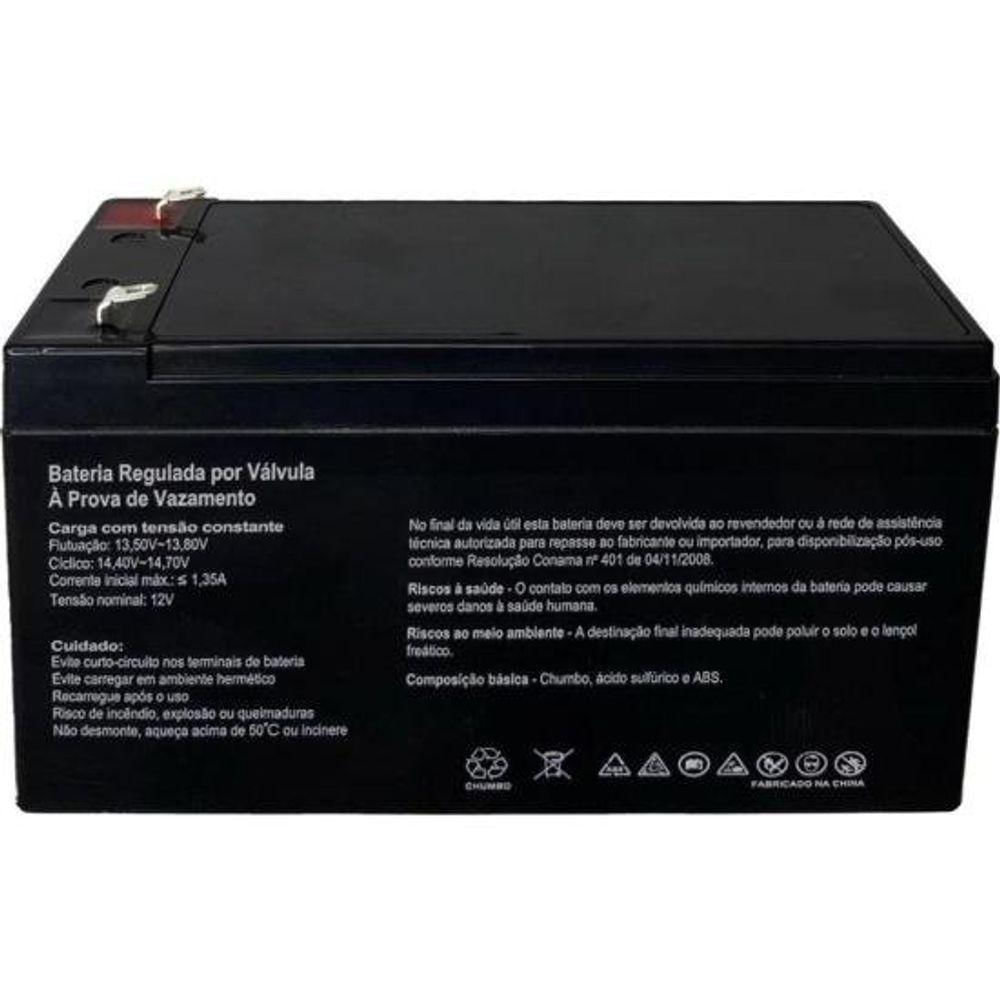 Bateria Selada 12v P12-alarme Secpower