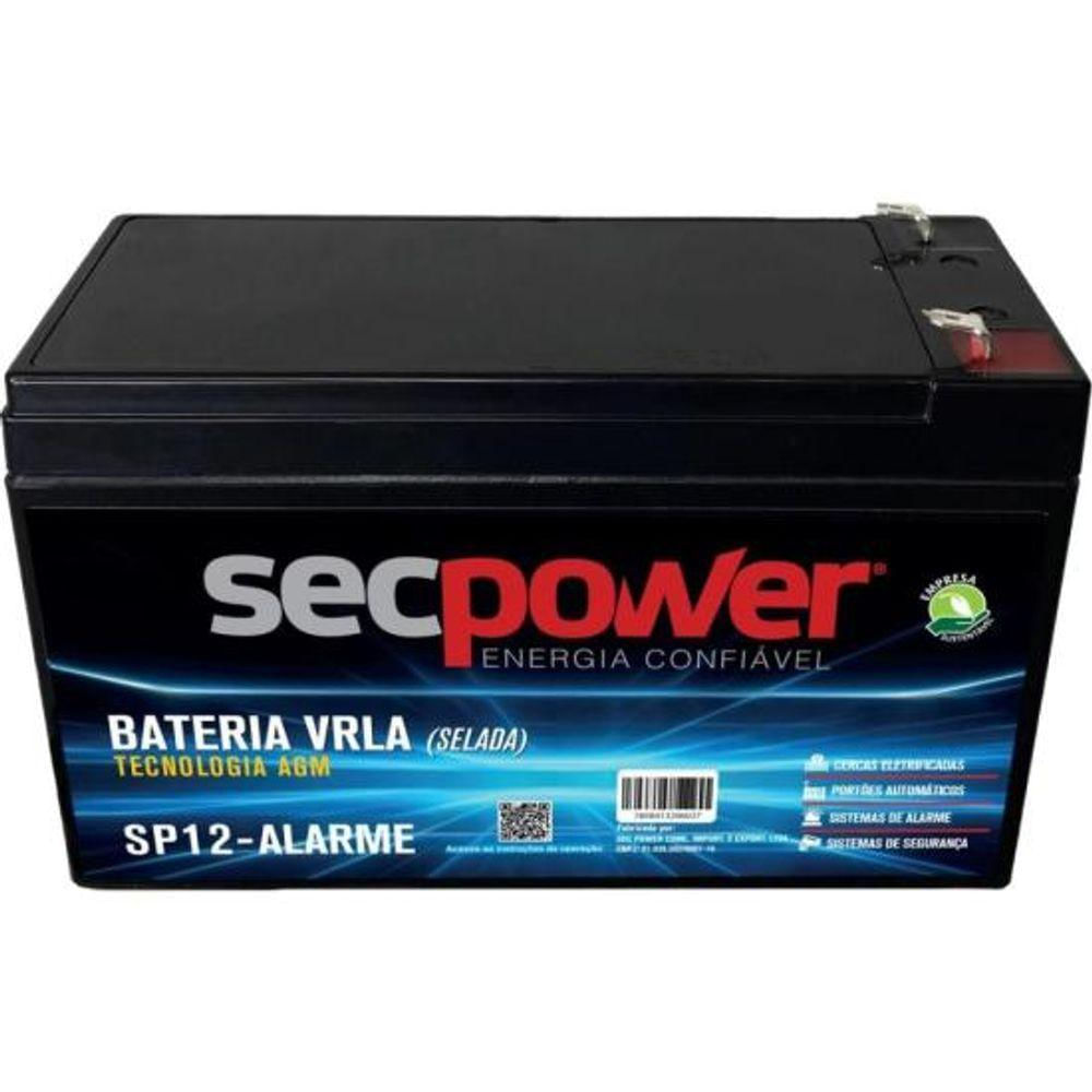 Bateria Selada 12v P12-alarme Secpower