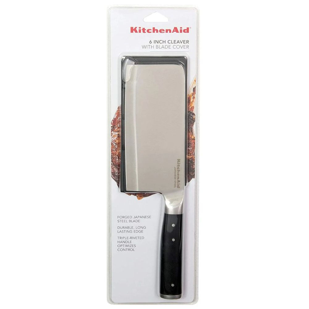 CUTELO KITCHENAID FORJADO FACA COM CAPA PROTETORA 29CM KOG6IVSSOHOBA