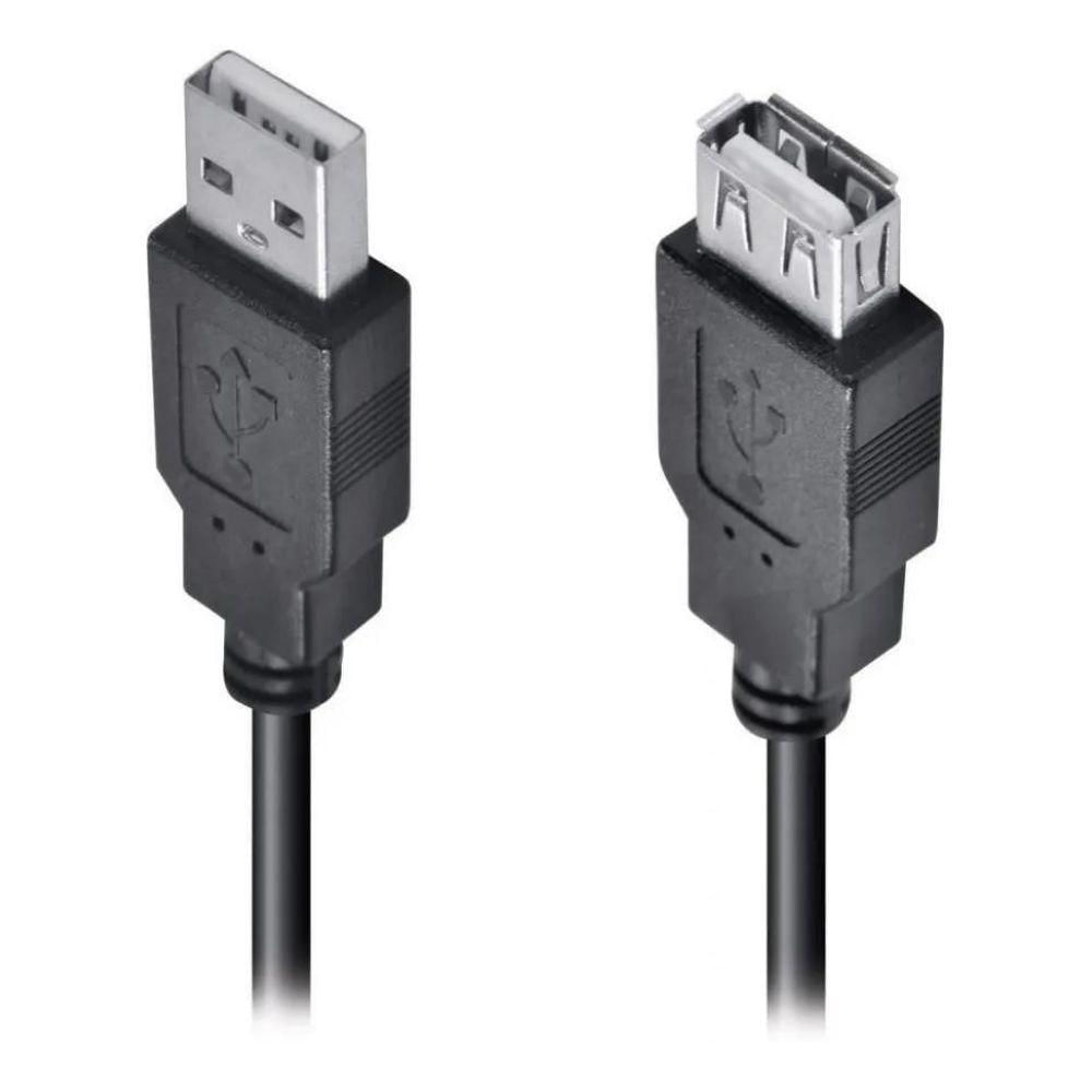 Cabo Extensor Extensão 1.8 Metros Usb 2.0 Macho Fêmea 1.8m