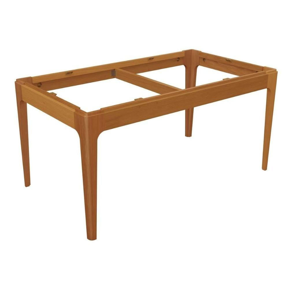 Base De Mesa P- Cozinha Mira Bam003-ca Madeira Maciça S- Tampo Carvalho - Kappesberg