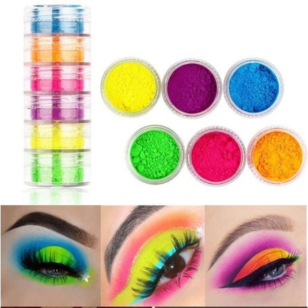 Kit C/36 Glitter Rosto Pó Neon Carnaval Fantasia