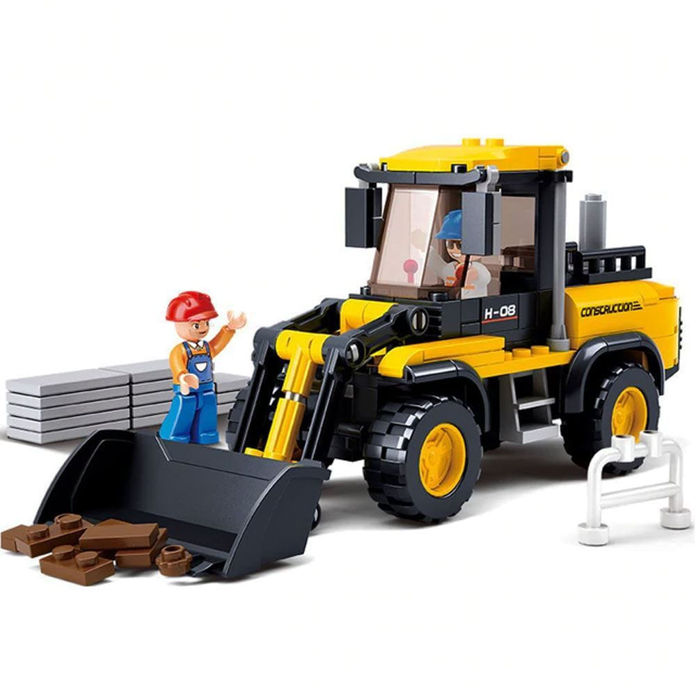 Bloco De Montar Town Construction Escavadeira - Multikids BR827