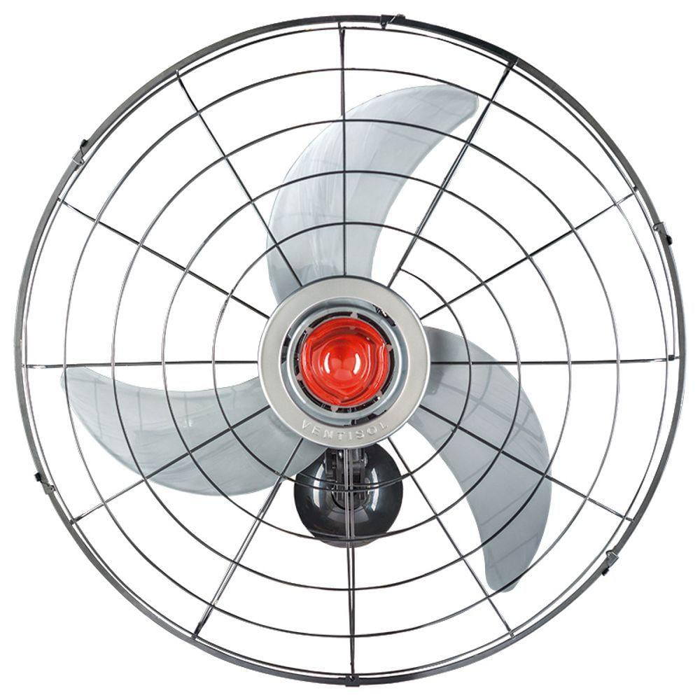 Ventilador De Parede Ventisol Power 70 Cm Preto Bivolt