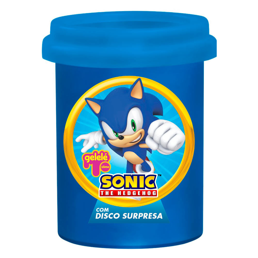 Slime Sonic Surpresa Doce Brinquedo 152g - Item Sortido