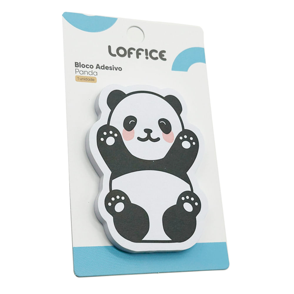 Bloco Adesivo 50 Folhas Panda CV244922 Loffice