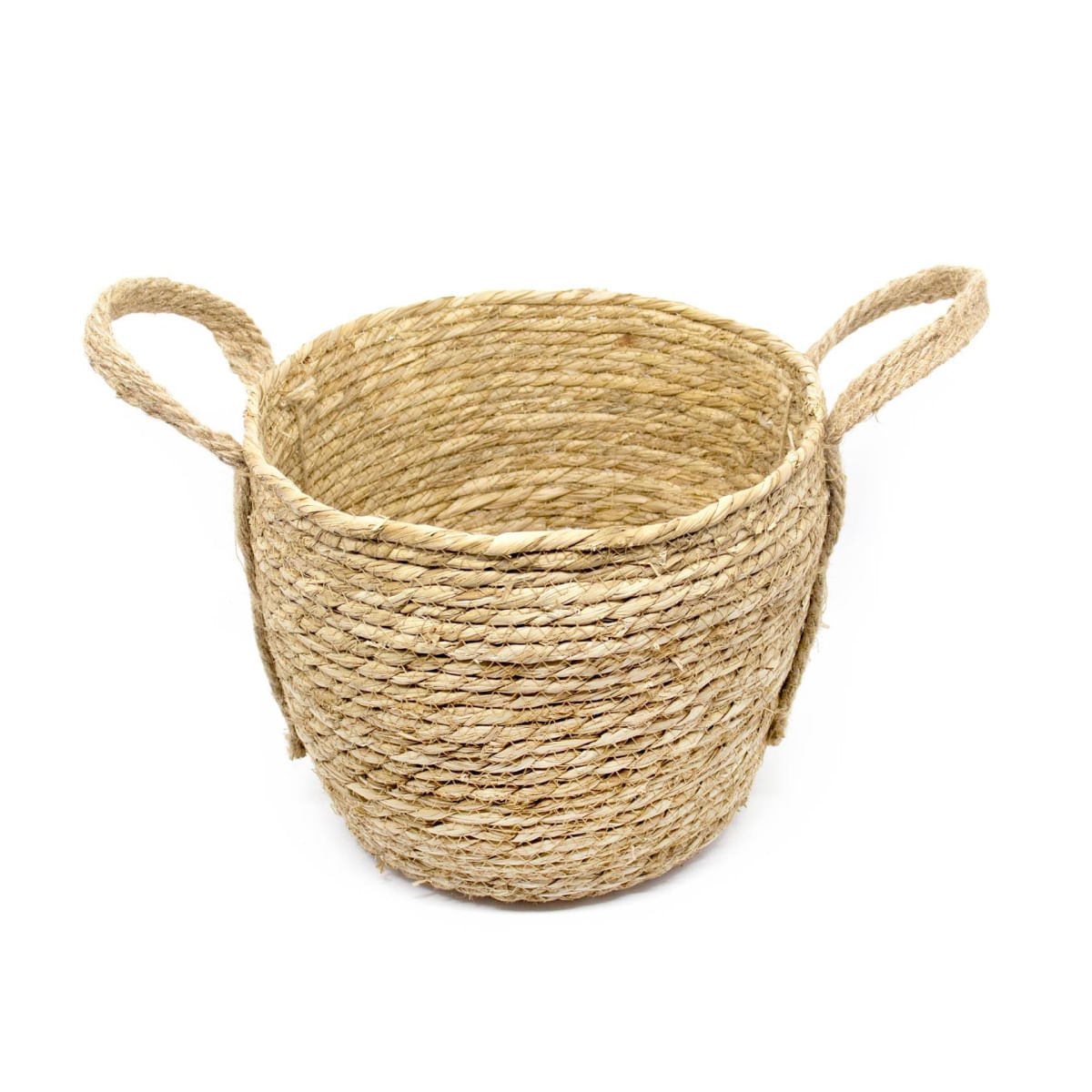 Cesto de Fibra Natural Seagrass 24,5x31x33 cm - D'Rossi