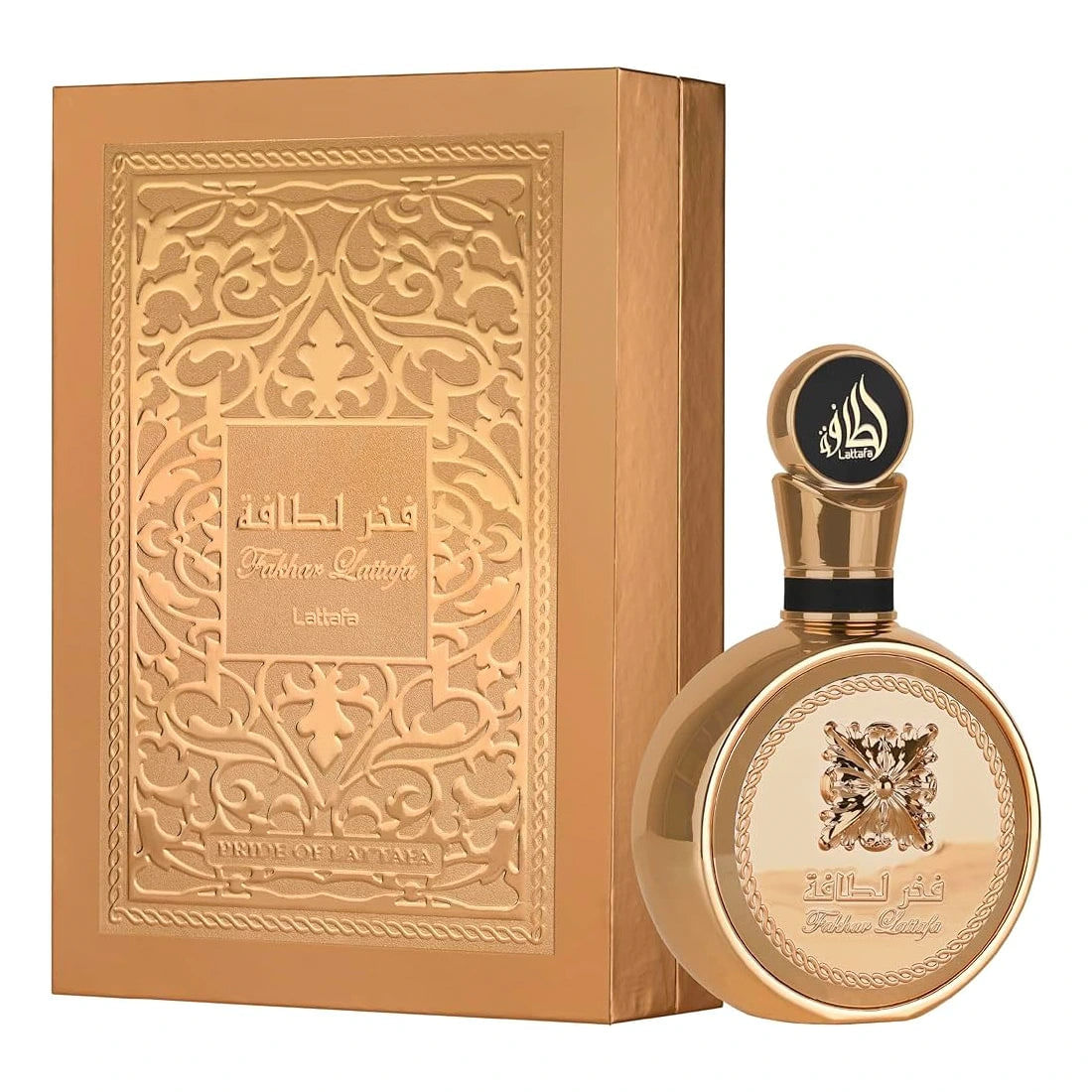 Fakhar Gold Extrait Lattafa Perfume Masculino 100ml Árabe