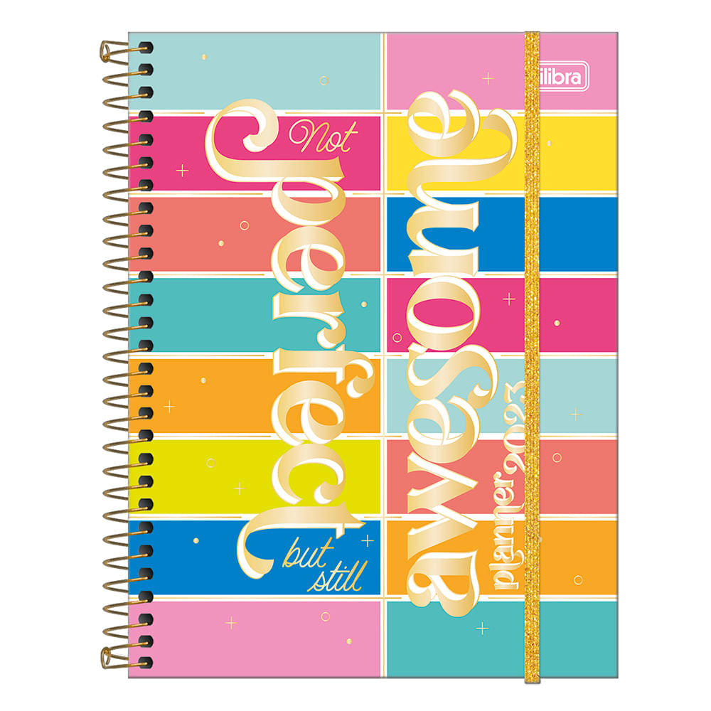 Agenda Planner Tilibra Espiral Capa Dura Be Nice 80 Folhas Capas Diversas - Item Sortido