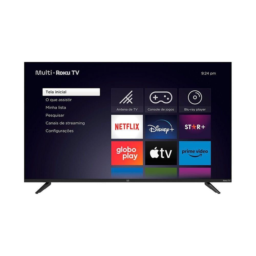 Smart TV TL056M 43 Polegadas Full HD Roku Multi Preto Bivolt