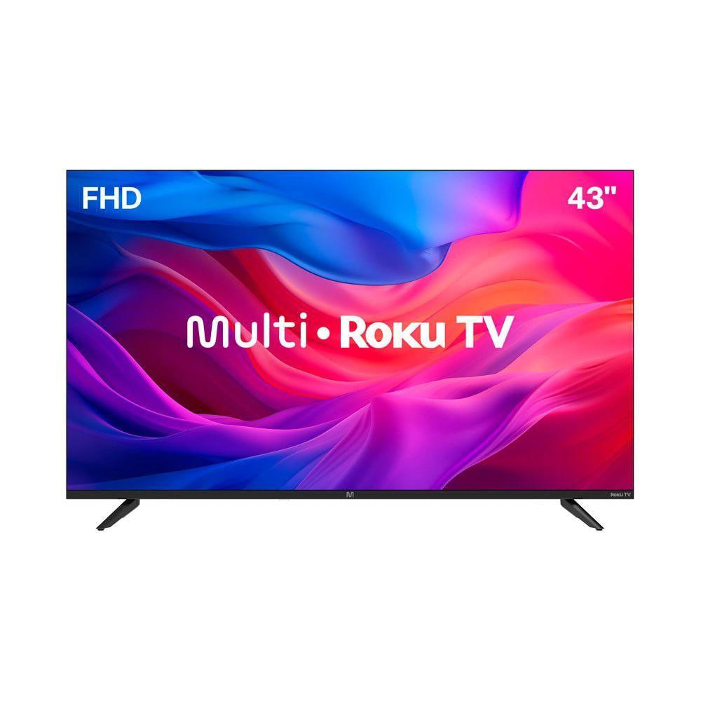 Smart TV TL056M 43 Polegadas Full HD Roku Multi Preto Bivolt