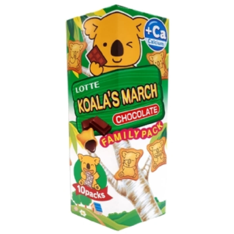 Biscoito Koala Importado Sabor Chocolate Tamanho família