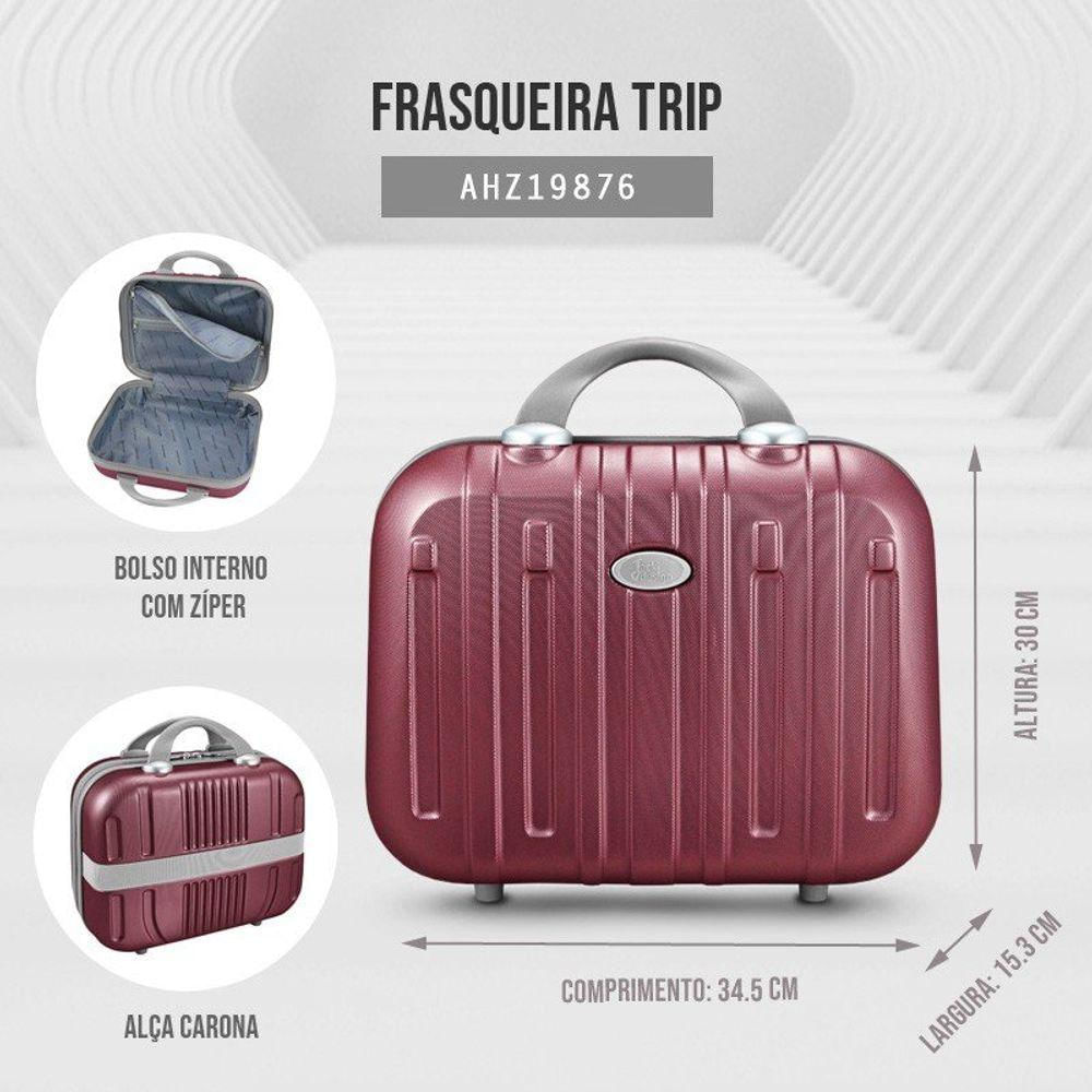 Frasqueira Trip Vinho Jacki Design