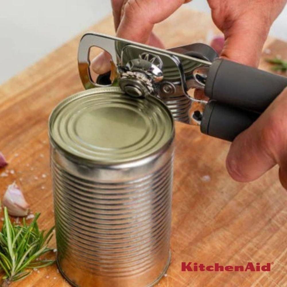 Abridor De Latas E Garrafas Inox Cozinha Cinza Kitchenaid