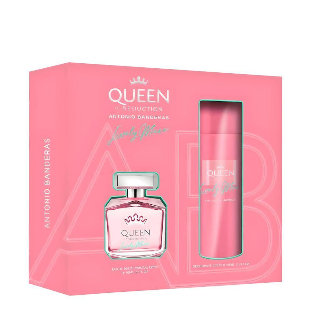 Kit Banderas Queen Of Seduction Lively Muse Feminino - Eau De Toilette 80ml + Desodorante 150ml